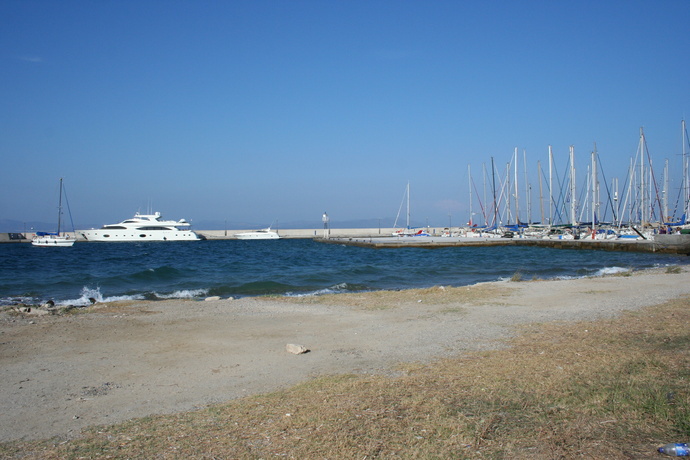 Греция 2009. Паркинг для яхт.
