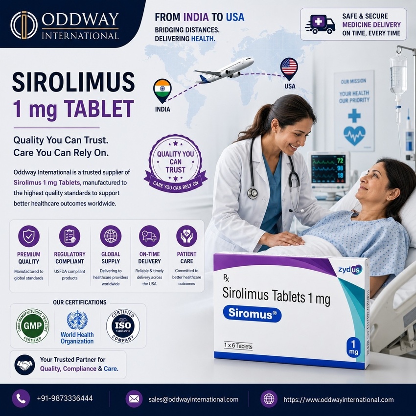 sirolimus 1 mg exporter